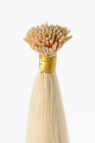 Indian Wavy Blonde I-Tip Extensions - Image 3