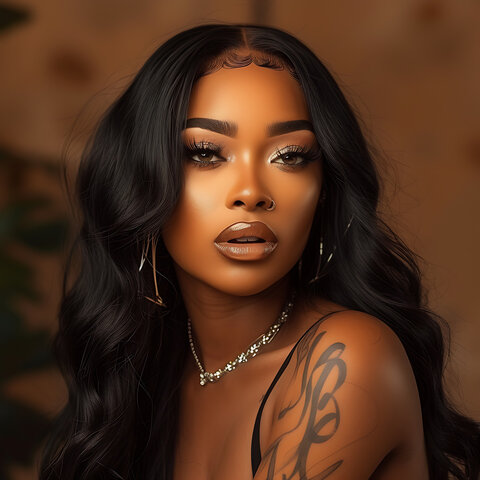 Brazilian Loose Wave Front Lace Wig